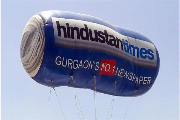 وضعیت اوج دهی بالن تبلیغاتی