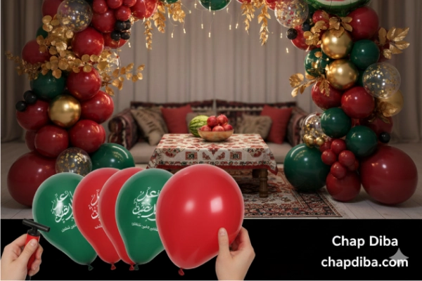 بادکنک آرایی شب یلدا